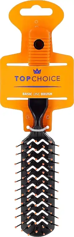 Hair Brush, black-orange, 2205
