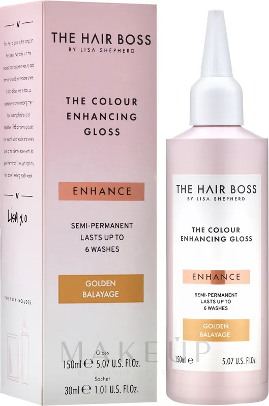 Color Enhancing Gloss Golden Balayage - Hair