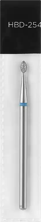 Nail File Drill Bit, bullet, 1,8 mm, blue - Accessories