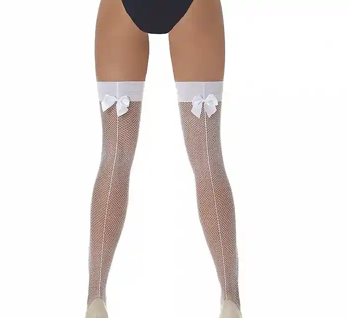 Stockings 'Mikaela' 20 Den, white - Clothes