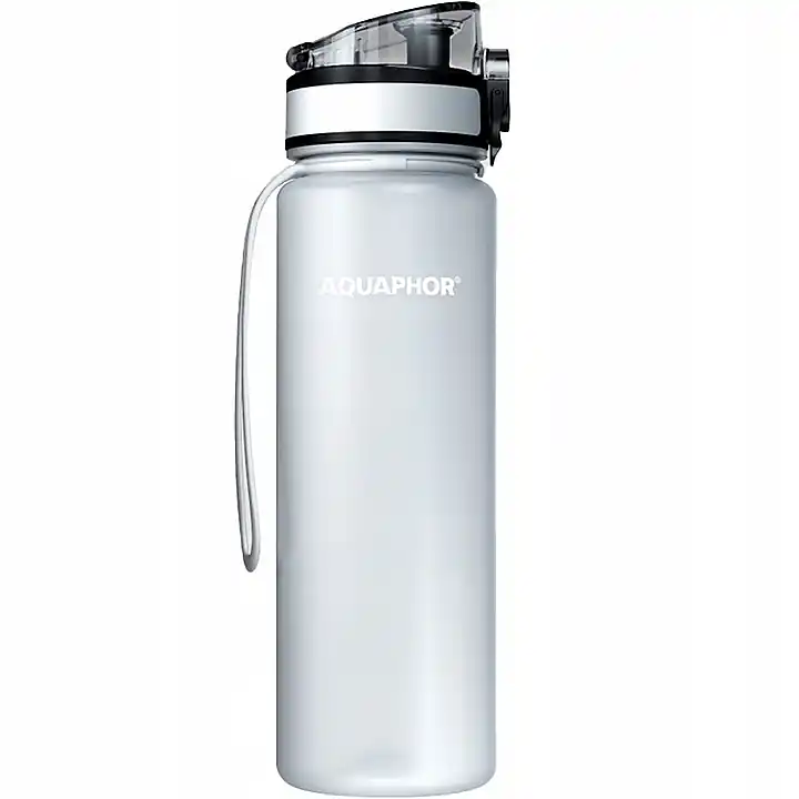 Water filter bottle 500 ml, white - Accessories