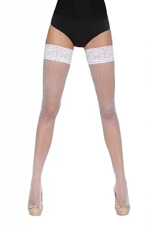Lucrezia Stockings, 20 Den, white - Clothes