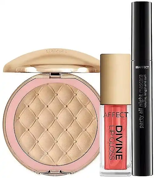 Affect Passion Moments Beauty Set 02 (lip/gloss/5g + mascara/12g + powder/11g) - Makeup