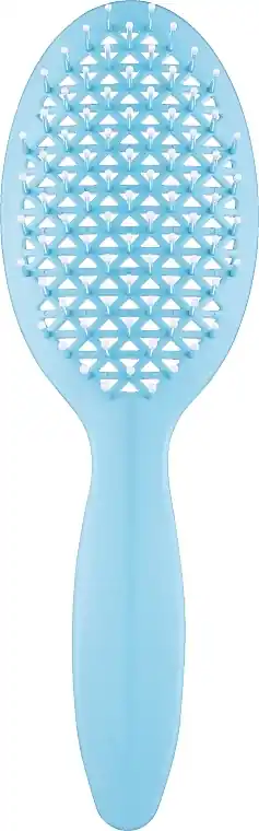 Vented Hair Brush, oval, 2243, blue - Accessories
