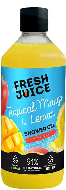 Tropical Mango & Lemon Shower Gel - Bath and Body