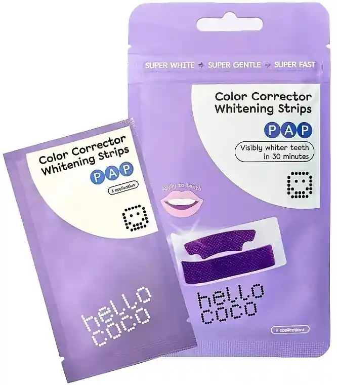 Teeth Whitening Corrective Strips, 14 pcs. - Bath and Body