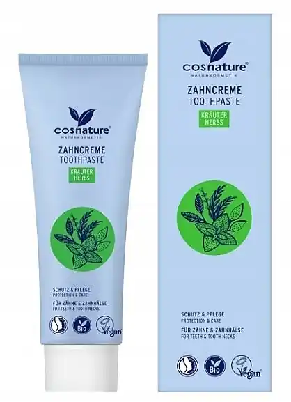 Herbal Natural Toothpaste with Fluoride - Bath and Body