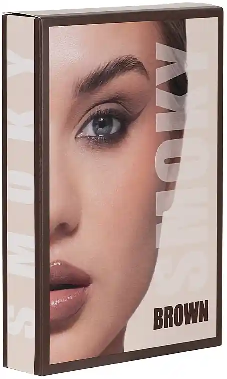 Pierre Rene Smoky Brown (mascara/15ml + eye/pencil/1.6g + lip/pencil/0.4g) - Makeup