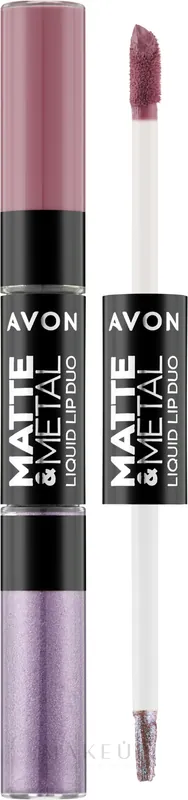 Avon Matte & Metal Liquid Lip Duo - Makeup