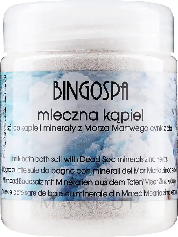 Dead Sea Minerals Bath Salt 'Milk Bath' - Bath and Body