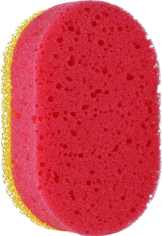 Bath Sponge 30451, pink-yellow