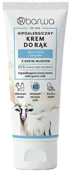 Hypoallergenic hand cream with goat milk for dry skin - Bath and Body