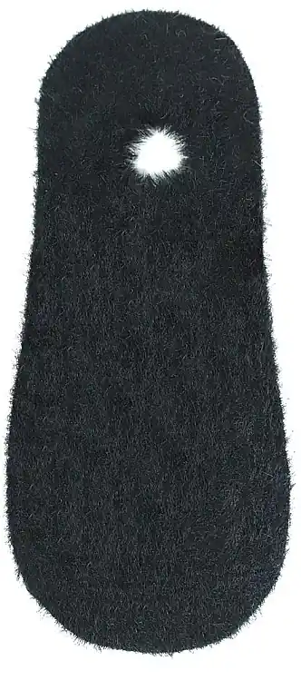 Women Low-Cut Alpaca Socks with Christmas Motif, black