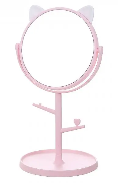 Makeup Mirror, pink - Accessories