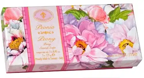 Natural Soap Set 'Peony' - Bath and Body