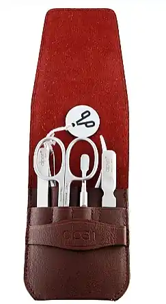 Manicure Set, 5 pieces, 6873R, wine - Accessories