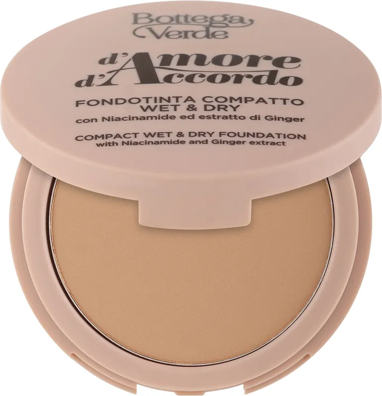 Bottega Verde D'Amore D'Accordo Compact Wet & Dry Foundation - Makeup