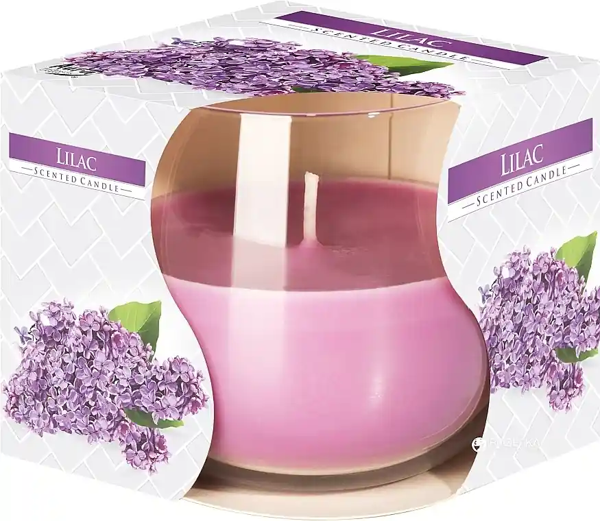 Scented Candle in Glass 'Lilac' - Bath and Body