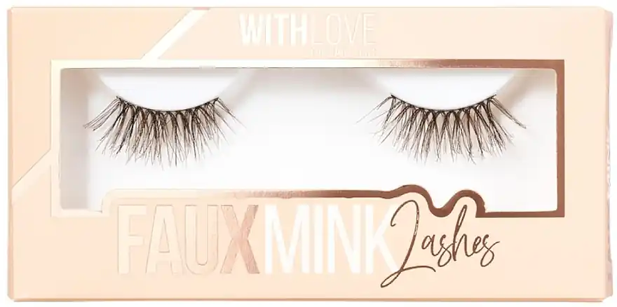 With Love Cosmetics Faux Mink Brownie Points Half Lash - Makeup