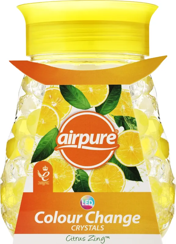 Crystals Citrus Zing Gel Air Freshener - Bath and Body