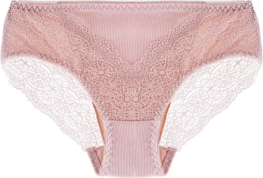 Women Lace Panties, BDM500-027, beige