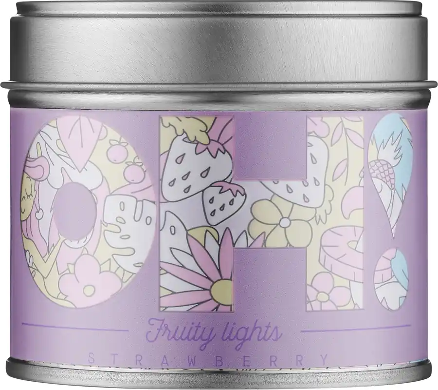 Scented Candle "Strawberry" - Bath and Body