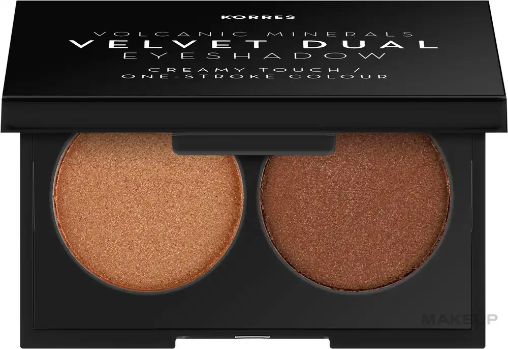 Korres Volcanic Minerals Velvet Dual Eyeshadow Palette - Makeup