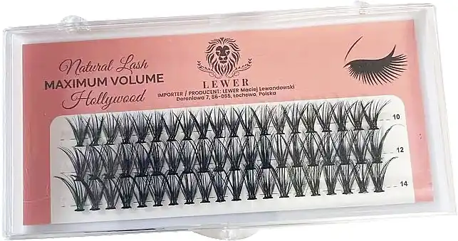 Lewer Natural Lash Maximum Volume Hollywood - Makeup