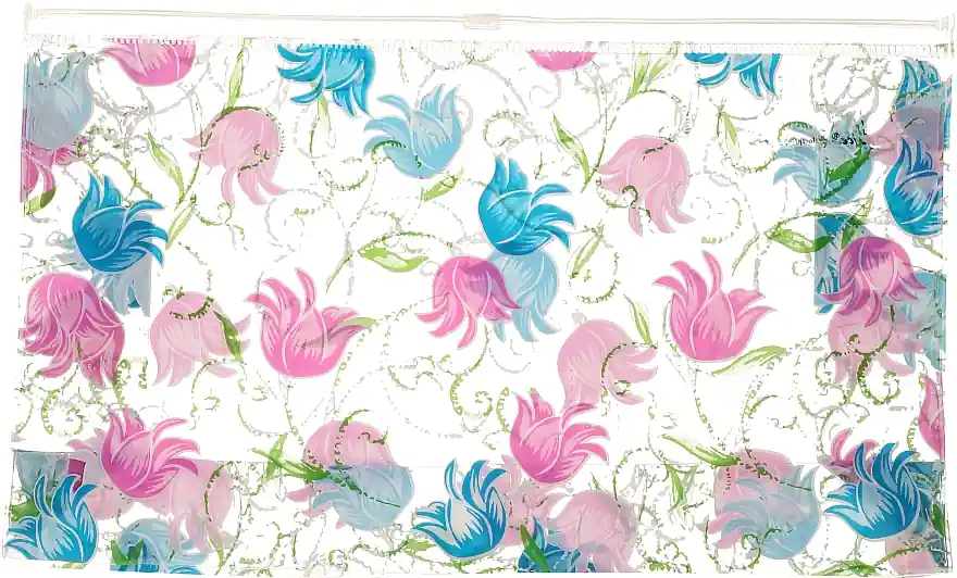 Makeup Bag "Tulips", pink - Accessories
