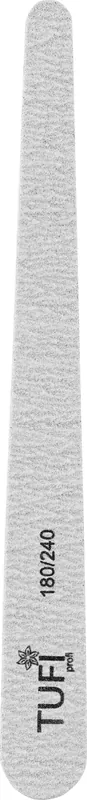 Polyurethane Nail File 180/240, 17.8 cm, grey, 50pcs - Accessories