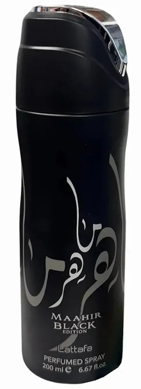 Lattafa Maahir Black Edition Deodorant - Bath and Body