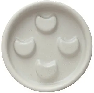 Ecru Ceramic Soap Dish - Accessories