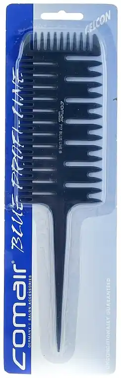Straightening Comb #717 "Blue Profi Line", 24 cm - Accessories