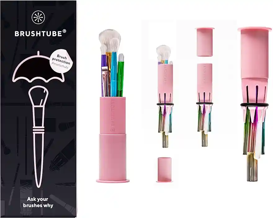 Makeup Brush Holder, rose blush - Accessories