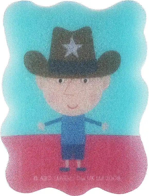 Kids Bath Sponge "Bena and Holly", Ben, sheriff, light blue - Accessories