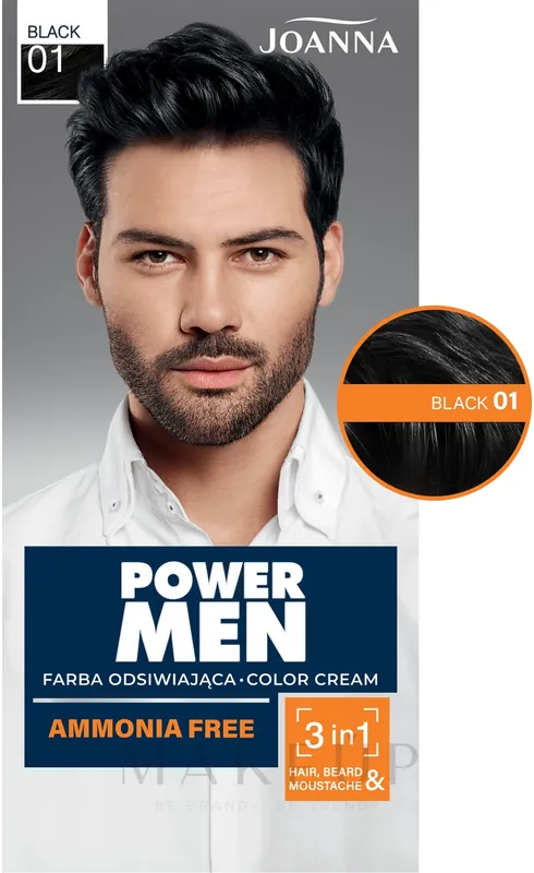 Permanent Hair Color 3 in 1 for Men