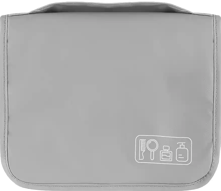 Travel Folding Cosmetic Bag, 90189, Gray - Accessories