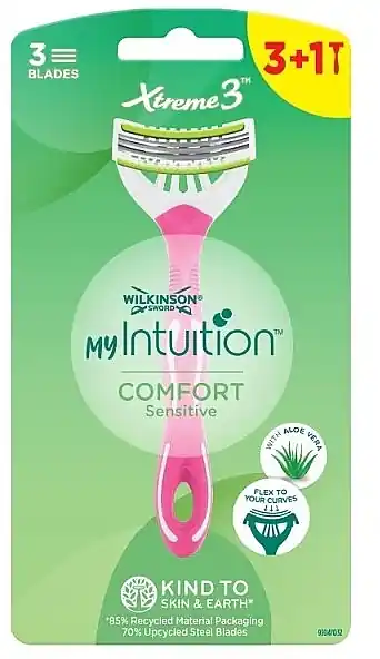 Razor with 3 Replaceable Cassettes - Bath and Body