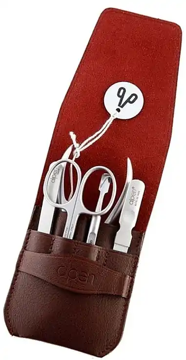 Manicure Set, 5 tools, 6874R, tobacco - Accessories