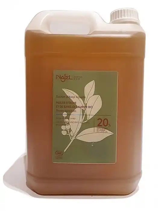 Liquid 20% Bay Oil Aleppo Soap - Bath and Body