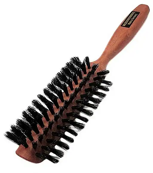 Blow Dry Brush, semi-circular, pear wood, 22 cm