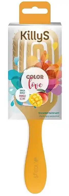 Hair Brush, orange - Accessories