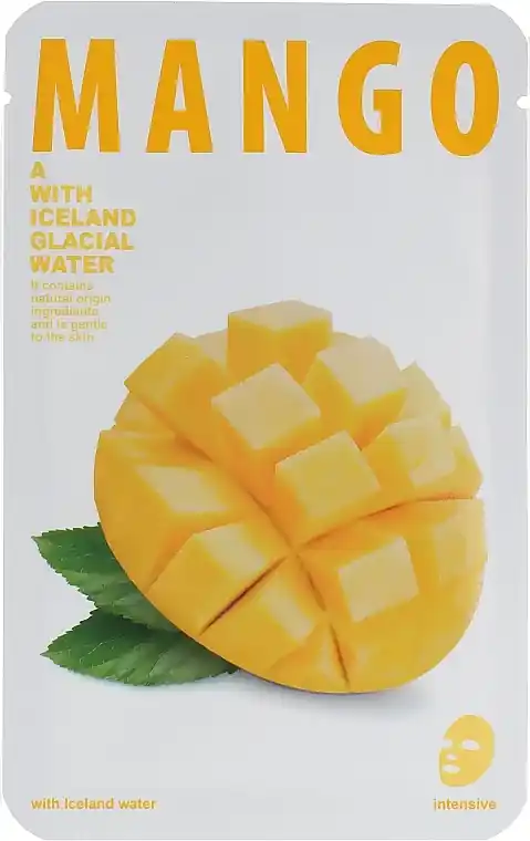 Skin Glow Facial Sheet Mask "Mango" - Skin Care Products