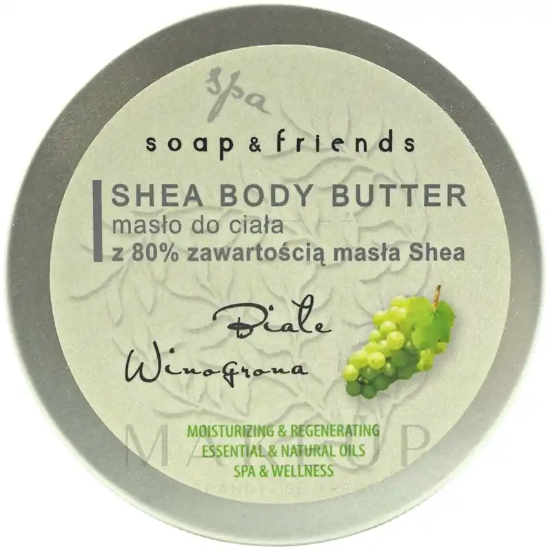 White Grape 80% Shea Body Butter - Bath and Body