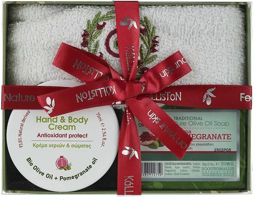Set, KL0629, red ribbon - Bath and Body