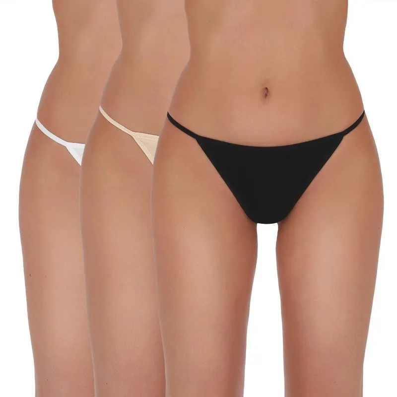 Basic Thong 004, 3 pcs. - Clothes
