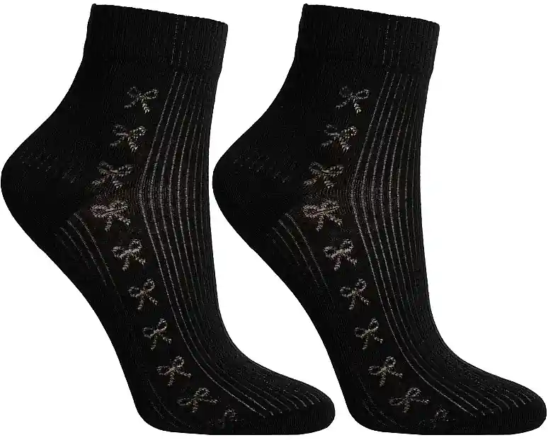 CSL200-960 Women's Cotton Socks, Black