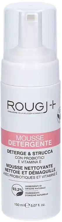 Rougj+ Cleansing Mousse Cleanses & Removes Make-up