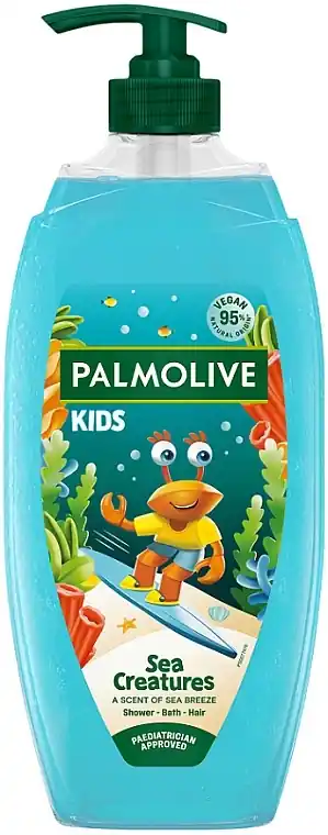 Shower Gel for Kids Sea Creatures, Crab - Bath and Body