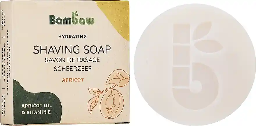 Shaving Soap with Apricot Oil & Vitamin E - Bath and Body
